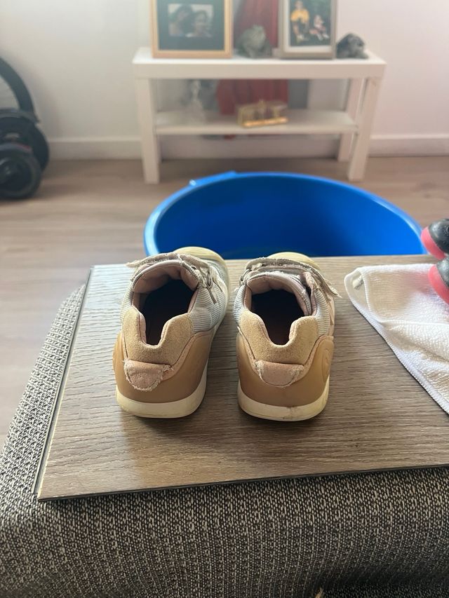 Zapatos niña rosa y blanco