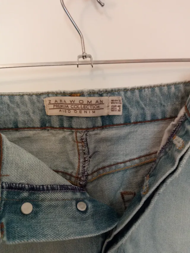 Falda vaquera corta Zara