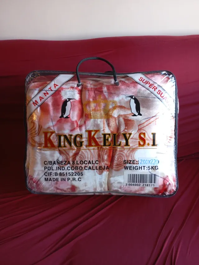 Manta King Kely S.L. Suave 200x220cm