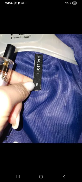 Calliope Cappotto/Camicia Invernale Viola Taglia S