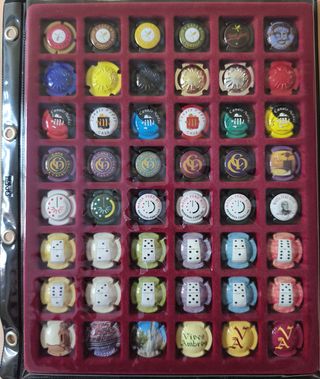 Lote PC2. - 48 Placas / Chapas de Cava distintas.