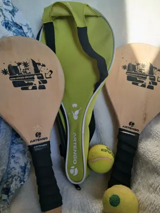 Raquetas de playa Artengo con funda y pelotas