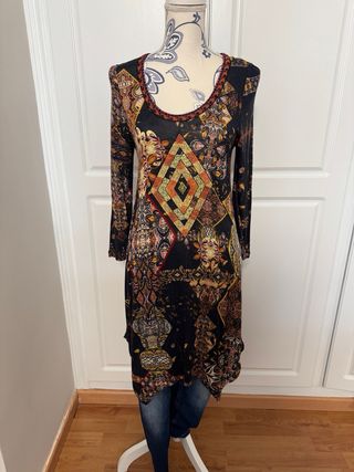 Vestido Custo Asimétrico Talla Única