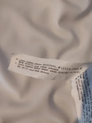 Camisa Zara Blanca Talla S Slim Fit