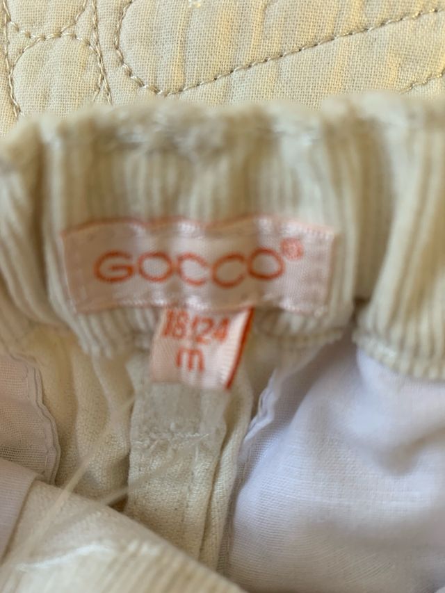 Pantalón pana Gocco niño 18-24 meses