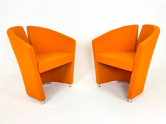 Poltroncina design Estel Podium arancione