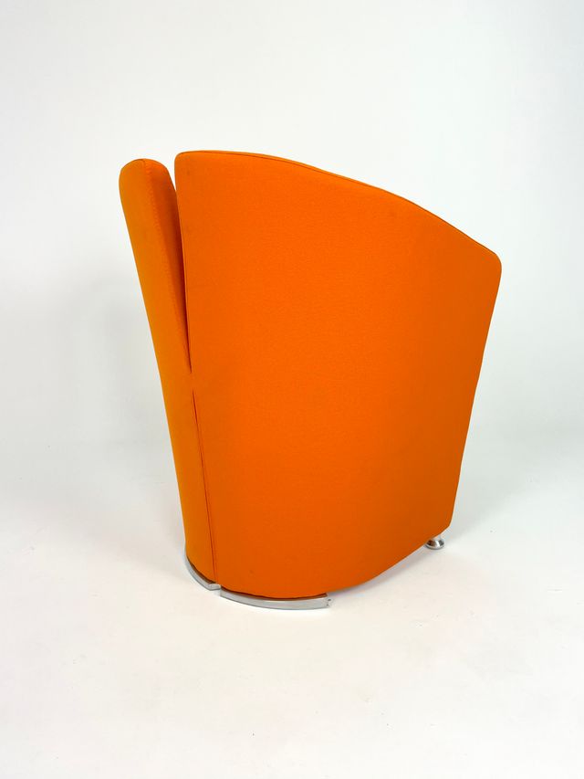 Poltroncina design Estel Podium arancione