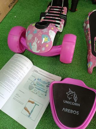 AREBOS Patinete Kick Scooter City Niños