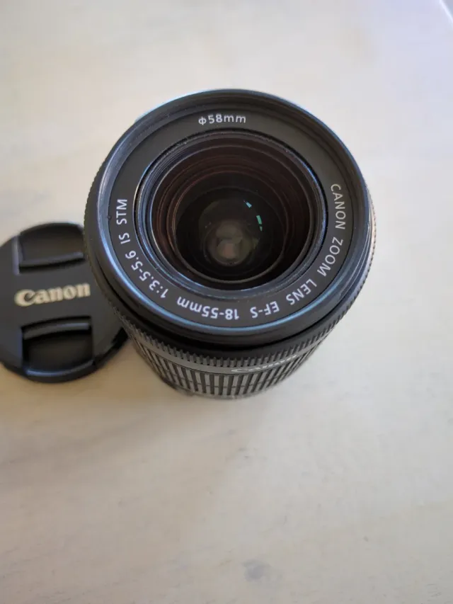 Objetivo Canon EFS 18-55mm STM