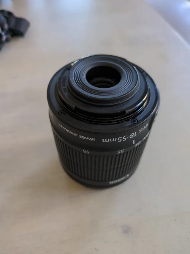 Objetivo Canon EFS 18-55mm STM