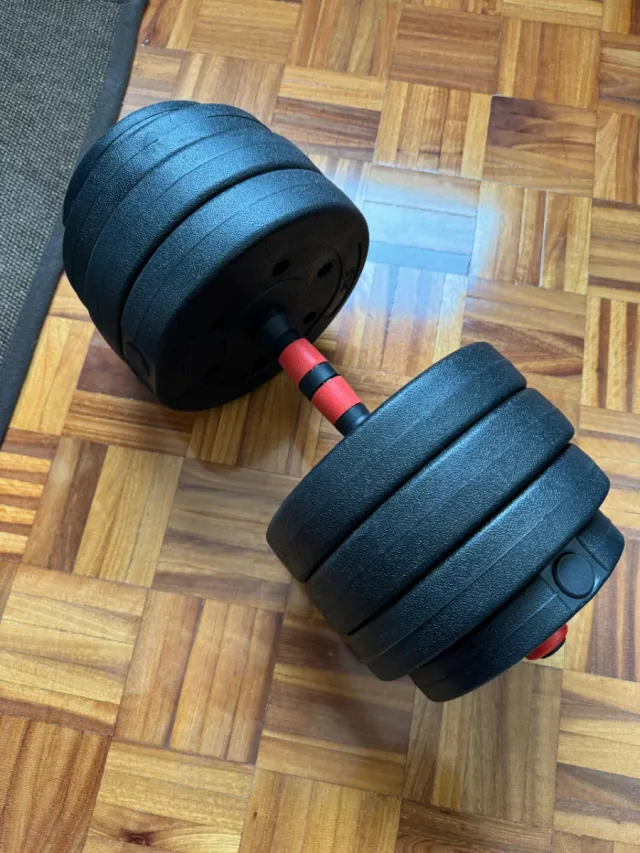 Mancuernas ajustables 20 kg cada una