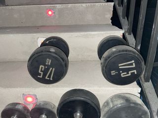 Pack de 16 Mancuernas Acero/Caucho Pure Fitness