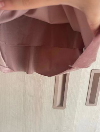 Top Bershka rosa palo terciopelo