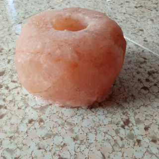 Porta candele in pietra naturale