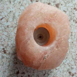 Porta candele in pietra naturale