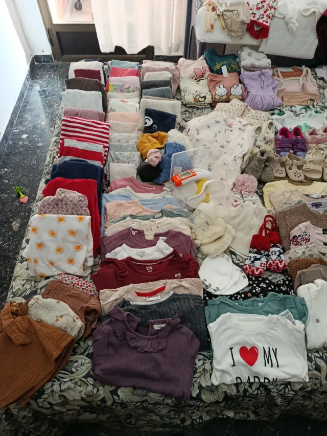 Lote Ropa Bebé 0-12 Meses + Accesorios