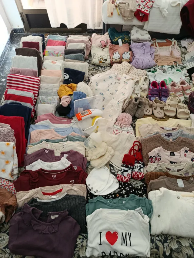 Lote Ropa Bebé 0-12 Meses + Accesorios