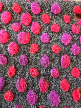 Borde O bag Bolso Fucsia y Morado