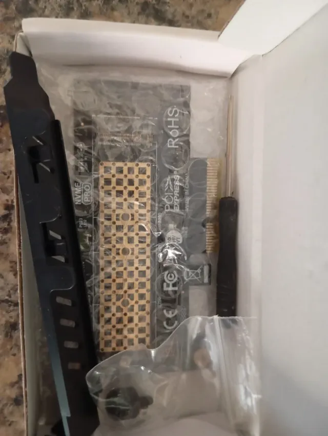 Adaptador NVMe M.2 para PCI-E X4