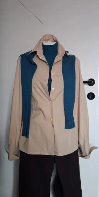 Camicia Zuiki donna beige