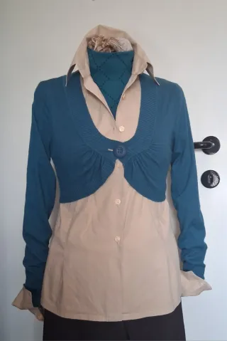 Camicia Zuiki donna beige
