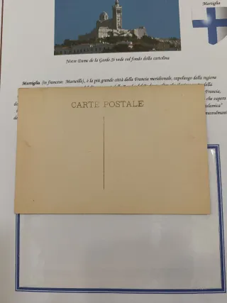 Cartolina Francese Vintage Marsiglia
