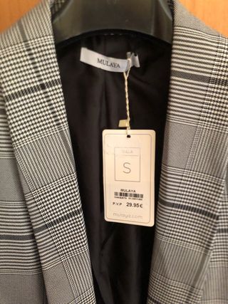 Chaqueta americana Mulaya Talla S  sin uso