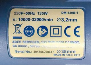 Mini herramienta Dexter DM 130B1