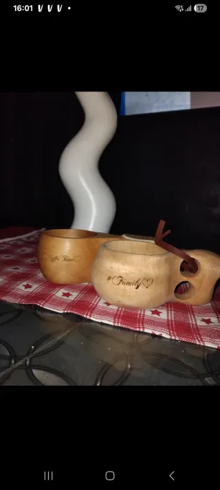 Tazze Kuksa in vero legno
