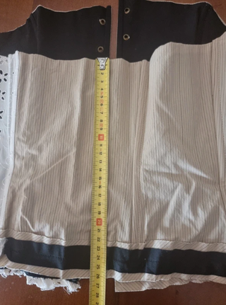 Corsetto vintage cotone pizzo beige