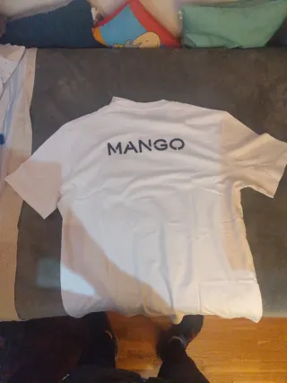 Camiseta básica Mango blanca