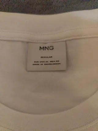 Camiseta básica Mango blanca