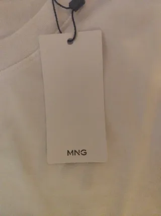 Camiseta básica Mango blanca