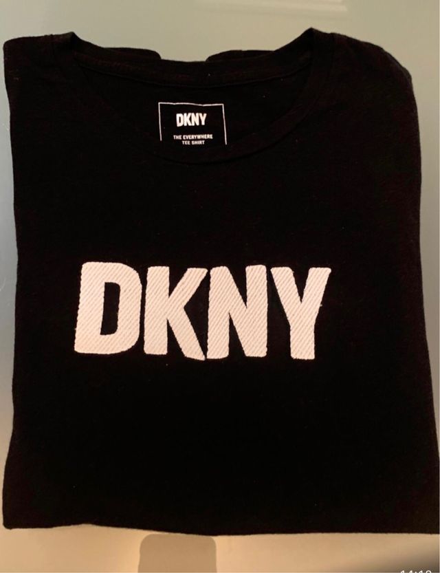Camiseta DKNY Mujer Talla M Negra