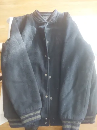 Chaqueta bomber NYC negra