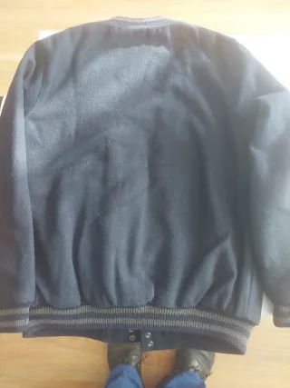 Chaqueta bomber NYC negra