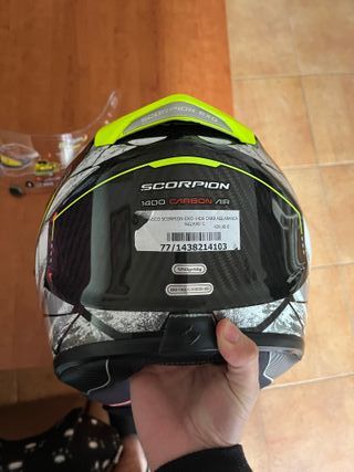 Chaqueta Dainese y Casco Moto scorpio