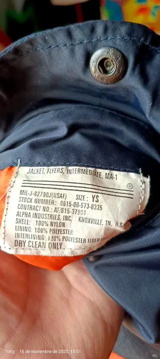 Chaqueta Bomber Alpha Industries