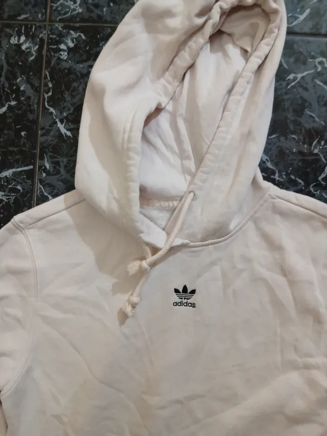 Felpa Adidas uomo beige taglia S