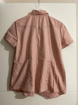 Camisa floral manga corta