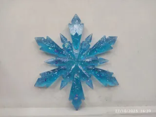 Fiocchi di neve in resina epossidica