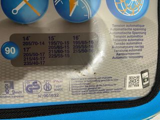 Cadenas para nieve ruedas neumáticos