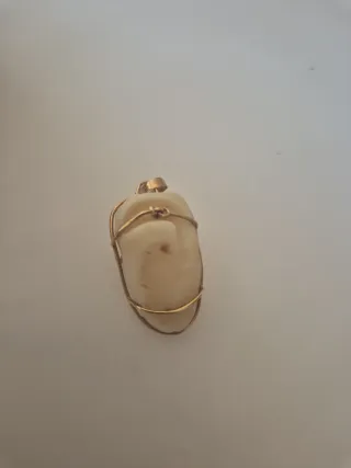 Colgante Hueso Corvina Oro vivo