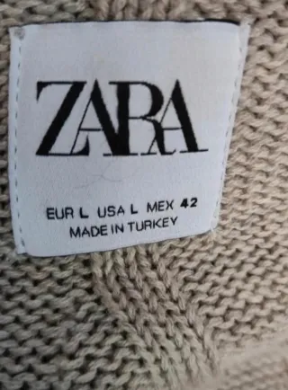Cardigan Zara donna beige