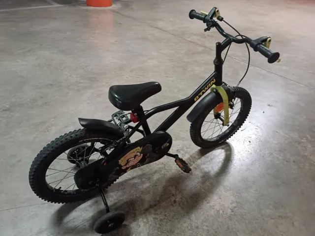 Bicicleta 16 con ruedines