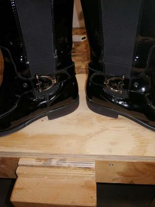 Stivali donna neri lucidi