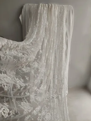 Mantilla de novia encaje