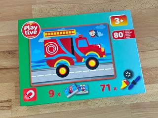 Playtive Puzzle Coches 80 Piezas