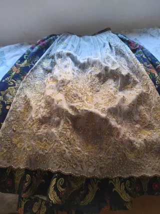 Traje Fallera Mayor de seda natural Completo