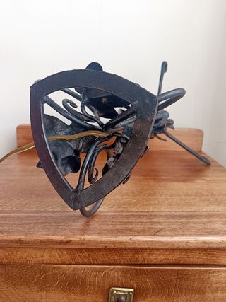 Lámpara Hierro Forjado Art Decó